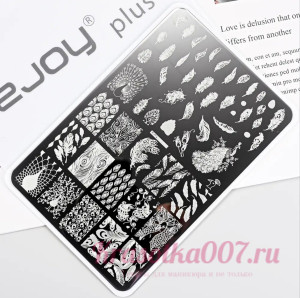 Пластина для стемпинга SJOY plus 031