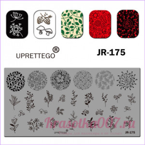 Пластина для стемпинга  JR-175