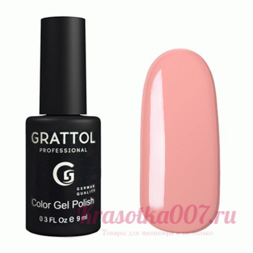 ГЕЛЬ-ЛАК GRATTOL GTC044 LIGHT PINK, 9МЛ