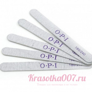 Пилка бумеранг OPI 100/180 с пластиковой прослойкой,шт