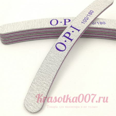 Пилка бумеранг OPI 100/180 с пластиковой прослойкой,шт