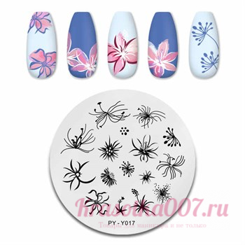 Пластина для стемпинга py-y017