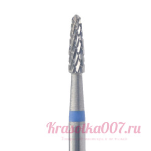 Фреза Кмиз твердоспалав синяя насечка 2.3мм, т1