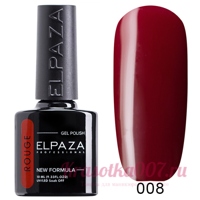 Elpaza, Гель-лак Rouge №08