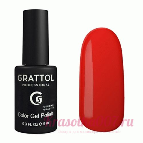 ГЕЛЬ-ЛАК GRATTOL GTC053 DARK CORAL, 9МЛ