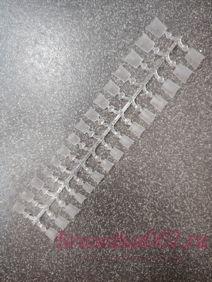 Гелевые полутипсы квадрат короткий, 30 шт