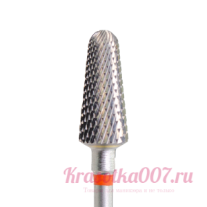 Фреза Кмиз твердоспалав конус краяная насечка 6мм, т6