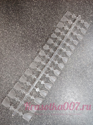 Гелевые полутипсы овал короткий, 30 шт