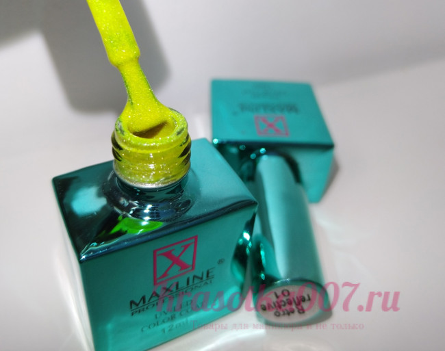 MAXLINE, Светоотражающий гель-лак ,01, 8 мл