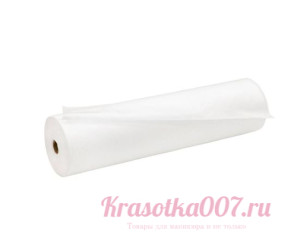 Простыни 100 шт 80*200 см в рулоне белые,12гр