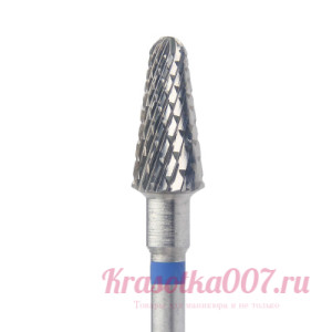 Фреза Кмиз твердоспалав конус синяя насечка 5мм, т9