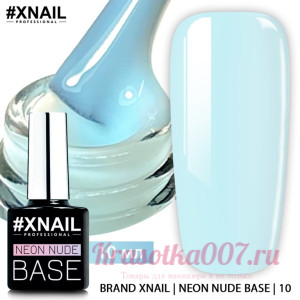 XNAIL Neon Nude Base,10 мл,10