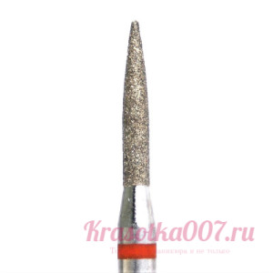Фреза Кмиз игла 1.6 мм красная насечка ,к54