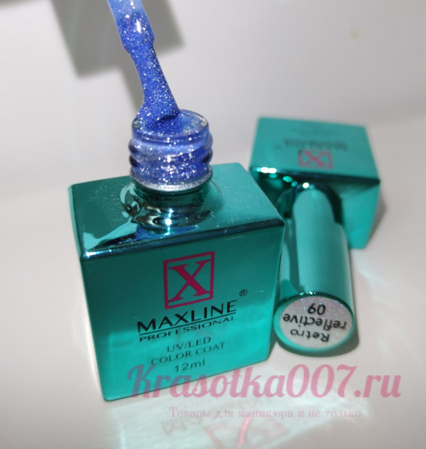 MAXLINE, Светоотражающий гель-лак ,09, 8 мл
