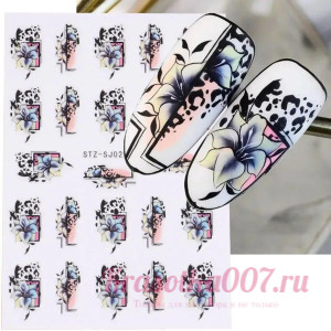 SJ027 наклейки для ногтей