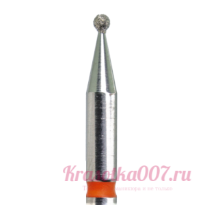 Фреза Кмиз шар 1.2 мм красная насечка ,к55