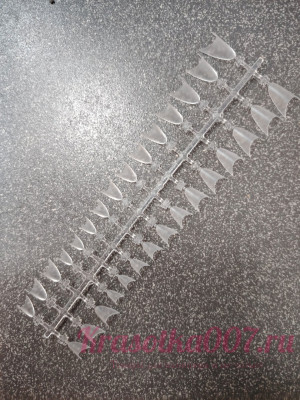 Гелевые полутипсы острые короткие, 30 шт