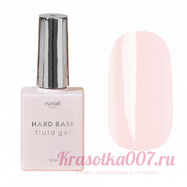 Ru Nail,Каучуковая камуфлирующая база hluid gel , 12мл, 6494