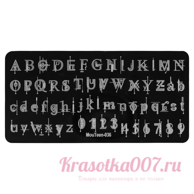 Пластина для стемпинга MunTeen-036