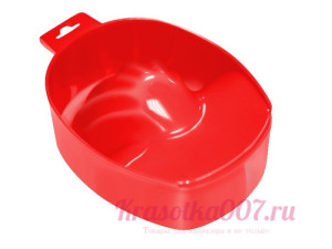 Ванночка для маникюра Ярко-красная
