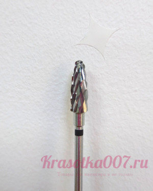 Фреза Кмиз твердоспалав конус черная насечка 5мм, т14