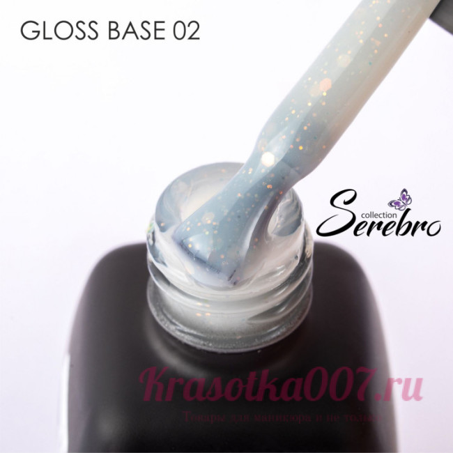 Gloss base №02 "Serebro collection", 11 мл