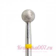 Фреза Кмиз шар 5 мм желтая насечка ,к51