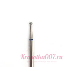 Фреза Кмиз шар 1.2 мм синяя насечка ,к52