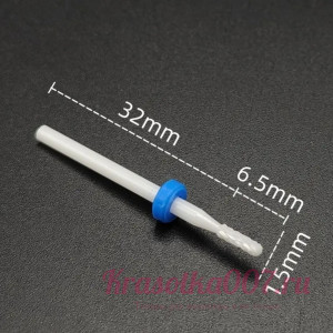 Фреза керамическая тонкая синяя насечка