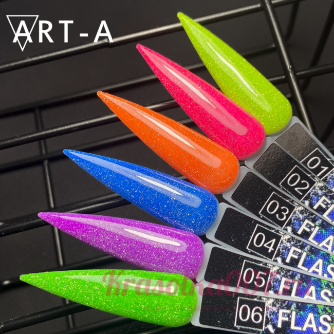 Гель лак Art-A серия Flash Neon 002, 8ml
