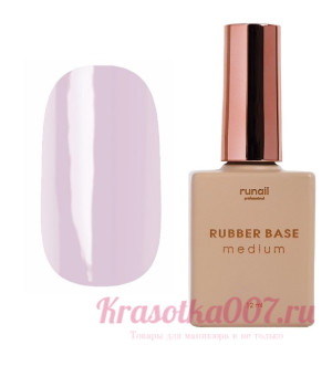 Ru Nail,Каучуковая камуфлирующая база medium, 12мл,6491