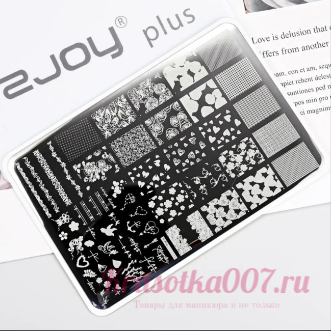 Пластина для стемпинга SJOY plus 042
