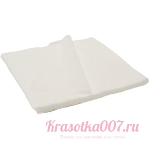 Салфетка, 30*40 см, спанлейс белая, 100 шт упаковка