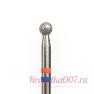 Фреза Кмиз шар 3,1 мм, абразив twin(красно-сини1), к 59