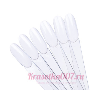 Типсы миндаль для выкраски 50 шт прозрачные