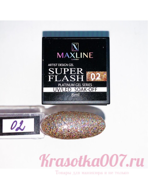Super flash gel platinum Maxline 8ml 02