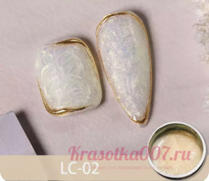 Гель-лак перламутр 02, 5мл