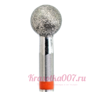 Фреза Кмиз шар 4,2 мм красная насечка ,к18