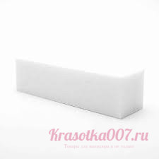 Баф брусок белый 180 гритт, 12 см