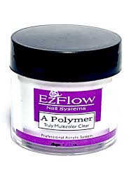 Пудра акриловая прозрачная мелкого помола 28 гр EzFlow