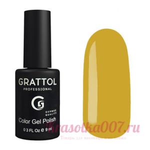 ГЕЛЬ-ЛАК GRATTOL GTC178 YELLOW MUSTARD, 9МЛ