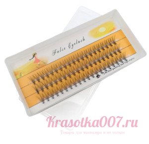 Ресницы пучки 10D, 0.10 , изгиб С, длинна 15мм
