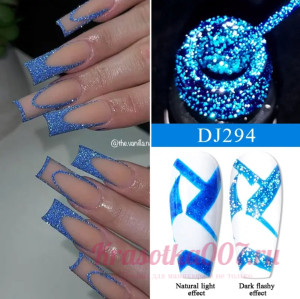 Гель краска с кистью DJ294, 5 мл