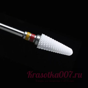 Фреза керамическкая " трапеция" красно-желтая насечка