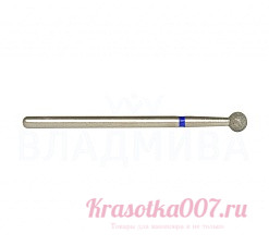 Фреза алмазная шар 4мм Владмива (РосБел) ,средний абразив, р49