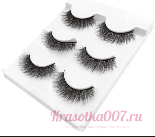 Накладные ресницы на клейкой основе 3D X07