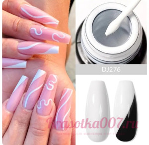 Гель краска с кистью DJ276, 5 мл