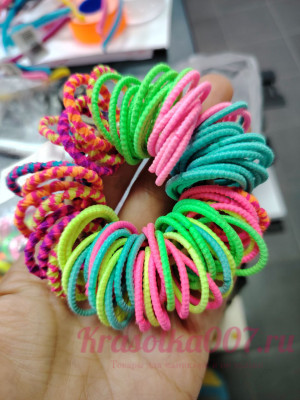 Резинки для волос тонкие 3