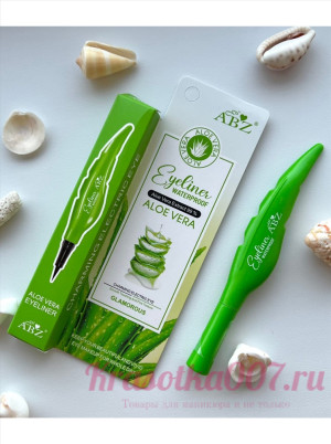 Подводка фломастер для глаз с АЛОЭ водостойкая