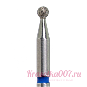Фреза Кмиз шар ,2,1 мм синяя насечка ,к45